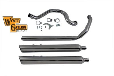 V-Twin Manufacturing Touring Crossover Exhaust Header System Chrome
