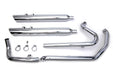 V-Twin Manufacturing Touring Crossover Exhaust Header System Chrome