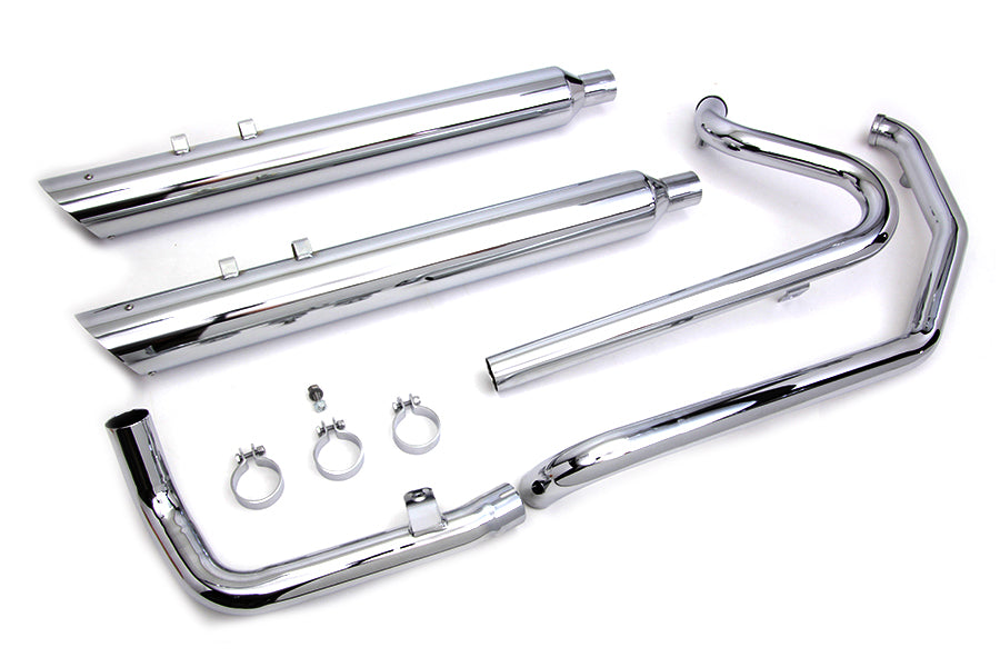 V-Twin Manufacturing Touring Crossover Exhaust Header System Chrome - additional view 3