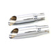 Chrome Mini Exhaust Tip Set - V-Twin 30-0672