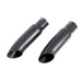 Black Mini Exhaust Tip Set - V-Twin 30-0673