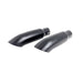Black Mini Exhaust Tip Set - V-Twin 30-0673