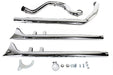 V-Twin Manufacturing True Dual Header with Fishtails Chrome