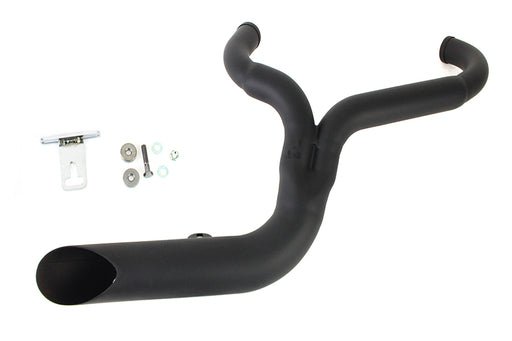 V-Twin Manufacturing FXD 2:1 Lake Side Pipe Exhaust Black - additional view 2