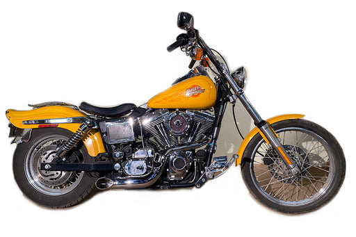 V-Twin Manufacturing FXD 2:1 Lake Side Pipe Exhaust Chrome