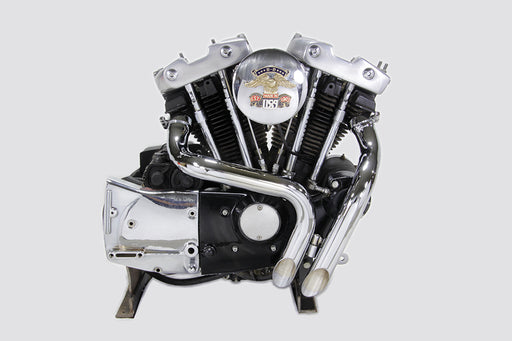 V-Twin Manufacturing Ironhead LAF Exhaust Header Set Chrome