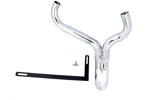 Wyatt Gatling Wyatt Gatling Y" Exhaust Pipe Header Chrome - additional view 2