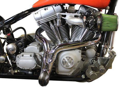 Wyatt Gatling Wyatt Gatling Y" Exhaust Pipe Header Chrome