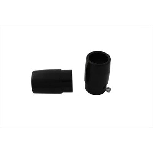 Gloss Black Tips for Straight Pipe Exhausts - V-Twin 30-0797
