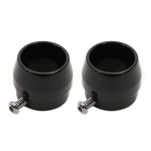 Gloss Black Tips for 1-3/4 Straight Pipe Exhausts - V-Twin 30-0800
