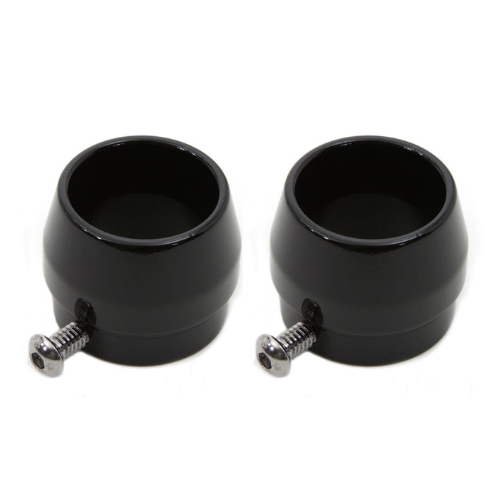 Gloss Black Tips for 1-3/4 Straight Pipe Exhausts - V-Twin 30-0800