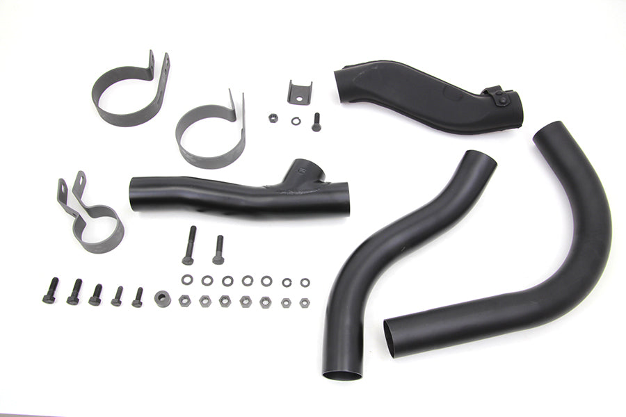 V-Twin Manufacturing Black Knucklehead Exhaust Header Kit - additional view 4