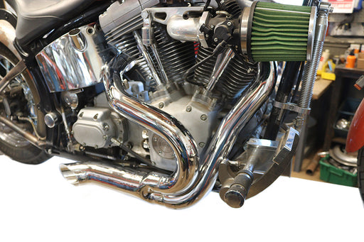 Wyatt Gatling Chrome Wyatt Gatling 2 into 1 Exhaust Pipe Header Kit - additional view 2