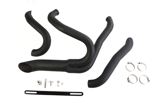 Wyatt Gatling Black Wyatt Gatling 2 into 1 Exhaust Pipe Header Kit