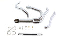 Wyatt Gatling Chrome Wyatt Gatling 2 into 1 Exhaust Pipe Header Kit