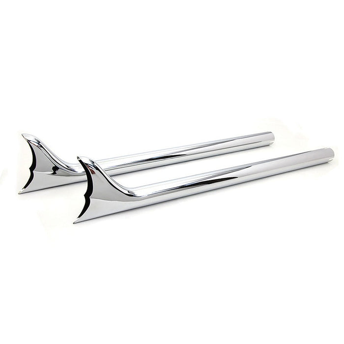 Straight 30 Fishtail Extension Set - V-Twin 30-0893 - Big Twin 0+
