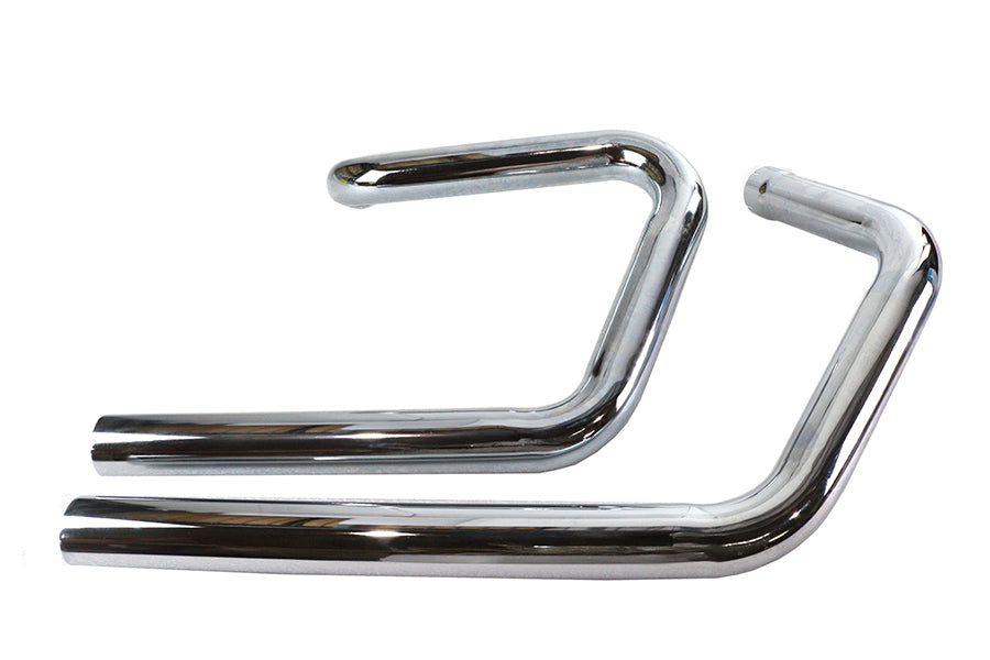 V-Twin Manufacturing Alphabet XL Exhaust Header Set Chrome
