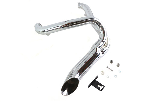Wyatt Gatling Chrome Wyatt Gatling 2 into 1 Exhaust Pipe Header Kit - additional view 2