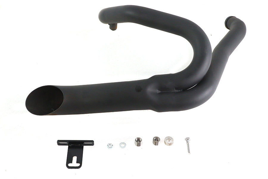 Wyatt Gatling Black Wyatt Gatling 2 into 1 Exhaust Pipe Header Kit