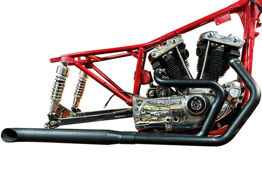 V-Twin Manufacturing Alphabet XL Exhaust Header Set Black - additional view 2