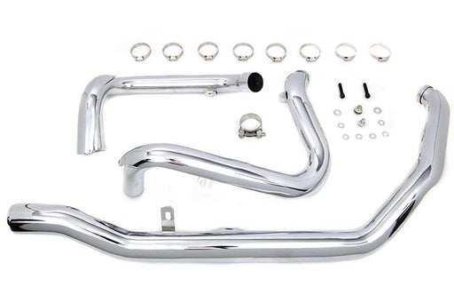 V-Twin Manufacturing M8 True Dual Header Set Chrome