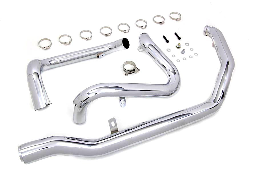 V-Twin Manufacturing M8 True Dual Header Set Chrome - additional view 3