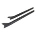 36 Straight Fishtail Exhaust Extension Set Black - V-Twin 30-0959 - Big Twin 0+