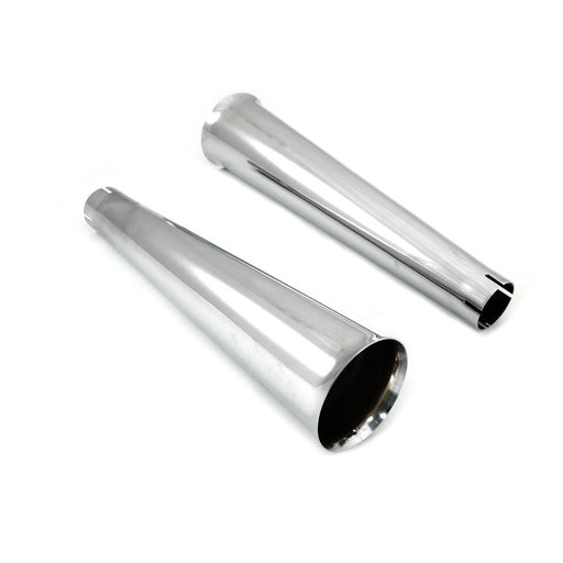 Chrome Megaphone Tip Set - V-Twin 30-0984