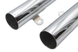 Ultima Big Growl Exhaust Drag Pipe Set Snub Nose Chrome - additional view 4