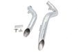 Ultima Big Growl Exhaust Drag Pipe Short Shots Chrome