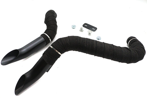 Ultima Big Growl Exhaust Drag Pipe Short Shots Black - additional view 2