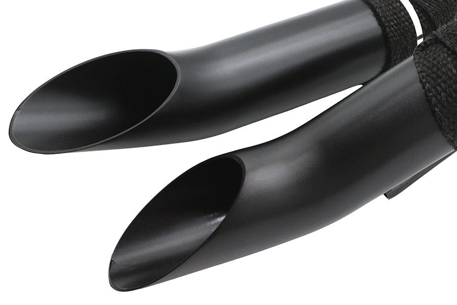 Ultima Big Growl Exhaust Drag Pipe Short Shots Black - additional view 4