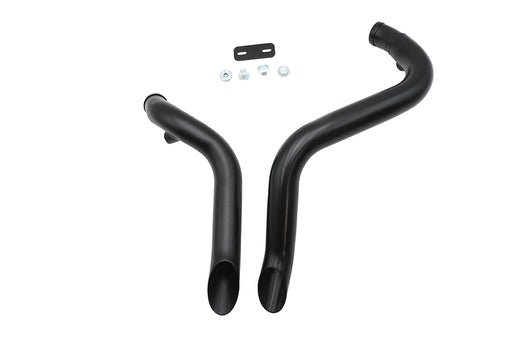 Ultima Big Growl Exhaust Drag Pipe Short Shots Black