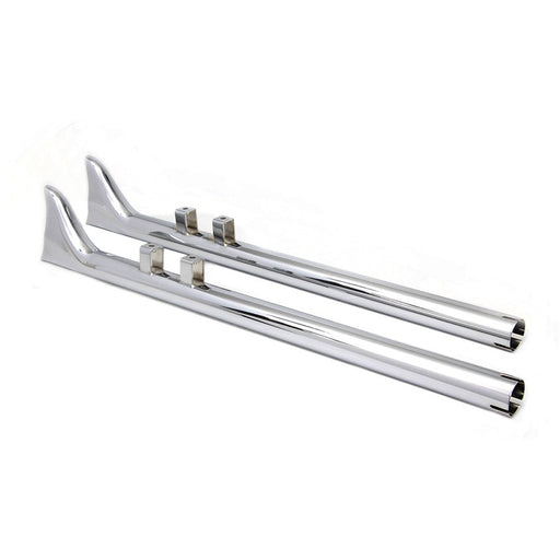 Wyatt Gatling 36 Straight Fishtail Set - Wyatt Gatling 7204 - Big Twin 1995-2016
