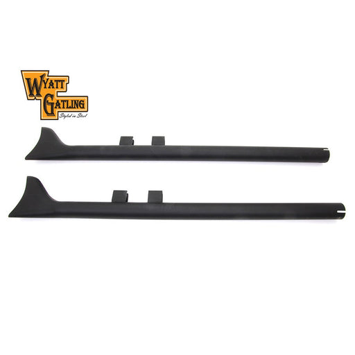 Wyatt Gatling 36 Straight Fishtail Set - Wyatt Gatling 7218 - Big Twin 1995-2016