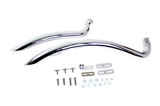 V-Twin Manufacturing Curved Radius Exhaust Header Set