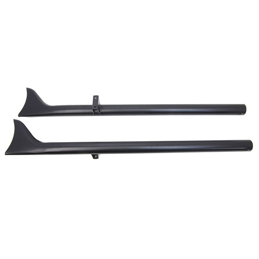 Indian Straight Fishtail Set Black - V-Twin 30-3052 - Twin Cam 2015+