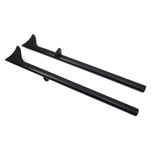 Indian Straight Fishtail Set Black - V-Twin 30-3052 - Twin Cam 2015+