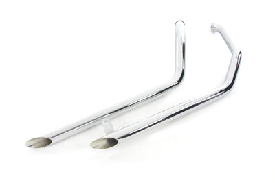 Paughco Exhaust Drag Pipe Set Slash Cut - additional view 2