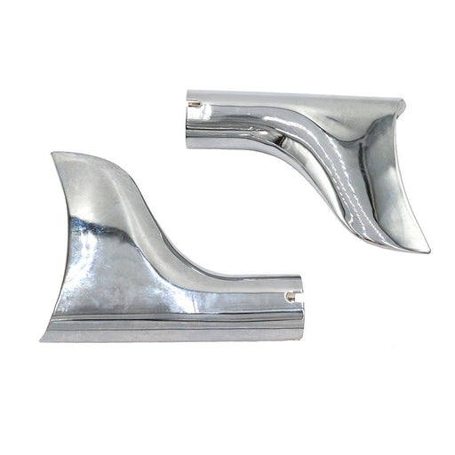 Chrome Fishtail Tip Set for 1-3/4 Muffler - V-Twin 30-3421