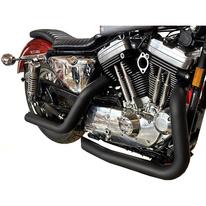Wyatt Gatling Monster Pipes Black - Wyatt Gatling 7447 - Evolution Sportster 1986-2003