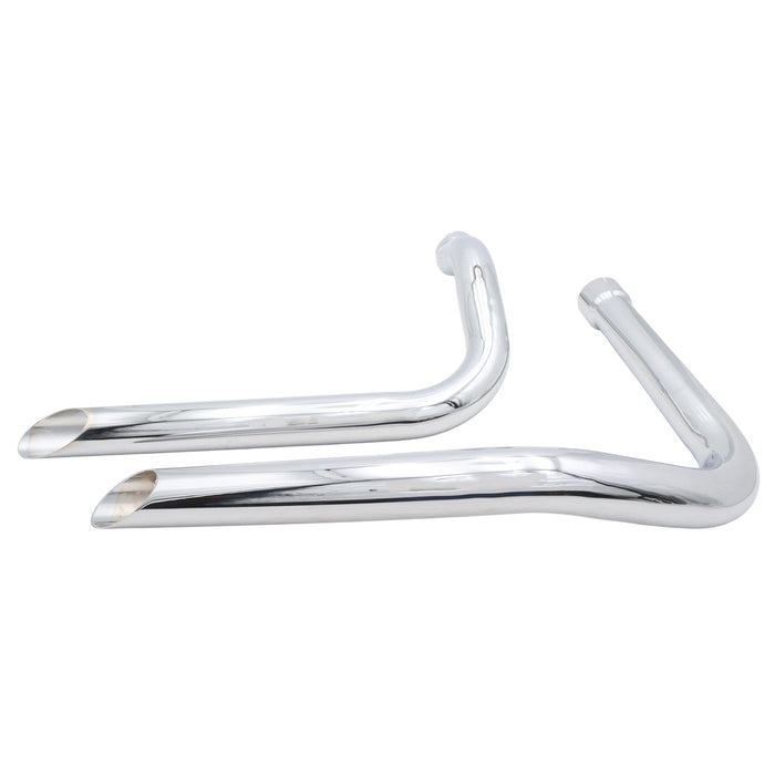 Panhead Drag Pipe Set Chrome - V-Twin 30-4018