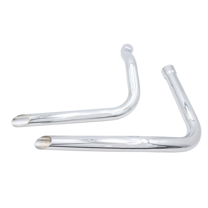 Panhead Drag Pipe Set Chrome - V-Twin 30-4018