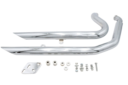 Ultima Big Growl Sharp Shooters Exhaust Pipe Set Chrome