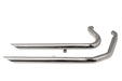 Ultima Big Growl Straight Shooters Exhaust Pipe Set Chrome