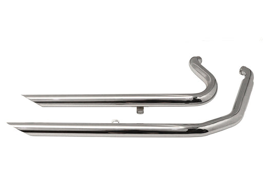 Ultima Big Growl Straight Shooters Exhaust Pipe Set Chrome