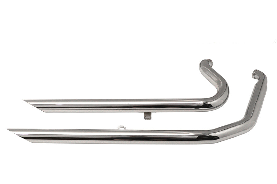 Ultima Big Growl Straight Shooters Exhaust Pipe Set Chrome