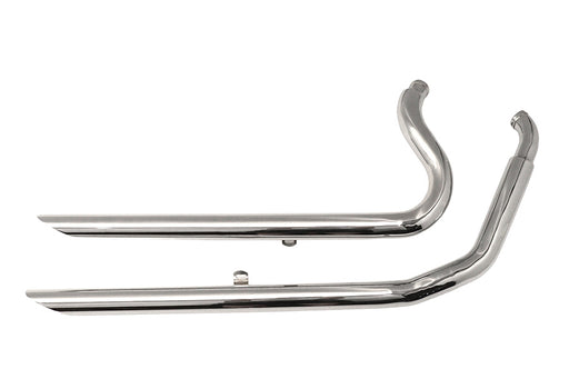 Ultima Big Growl Straight Shooters Exhaust Pipe Set Chrome - additional view 2