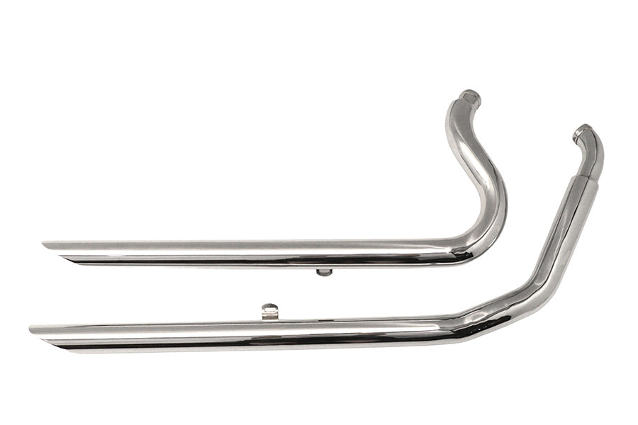 Ultima Big Growl Straight Shooters Exhaust Pipe Set Chrome - additional view 2