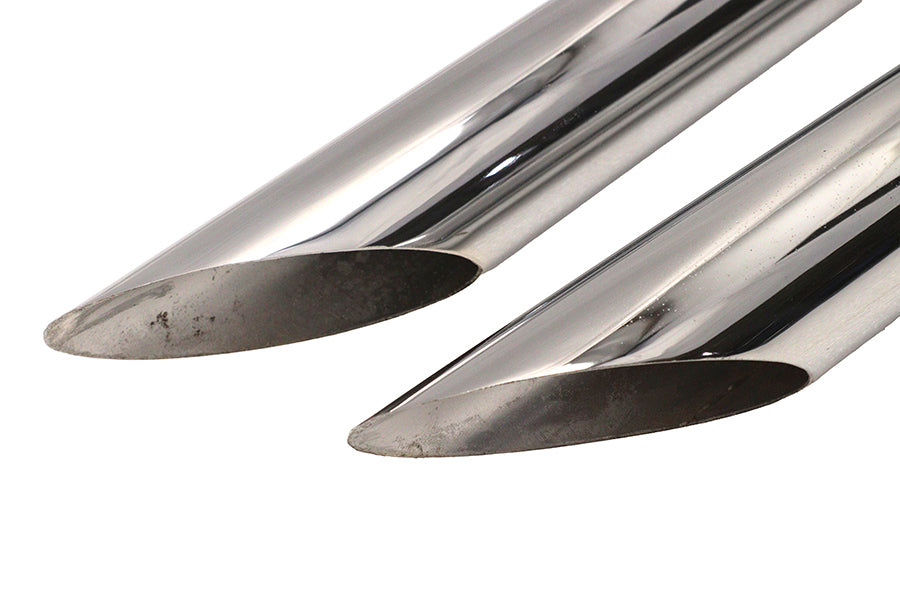 Ultima Big Growl Straight Shooters Exhaust Pipe Set Chrome - additional view 4